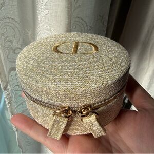 Dior must-have gold thread mini Jewelry box